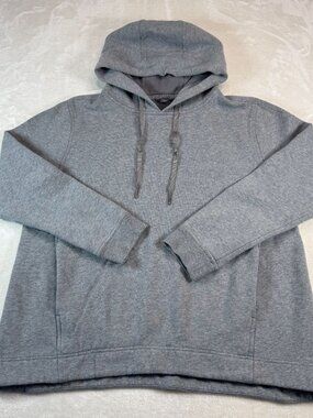 Lululemon Workout Gray Hooded Pullover Sweatshirt Womens 10